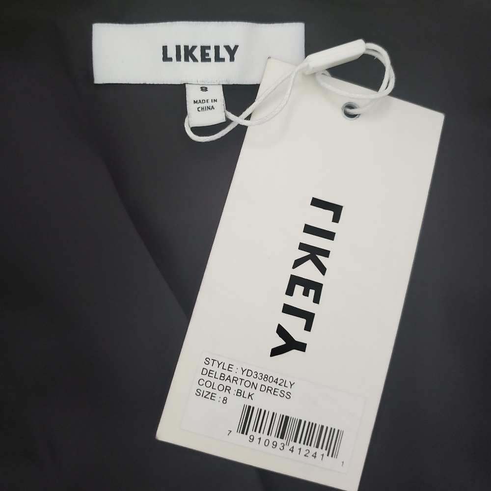 LIKELY One-Shoulder Asymmetrical Ruffled Dress Size 8 - Picture 10 of 11